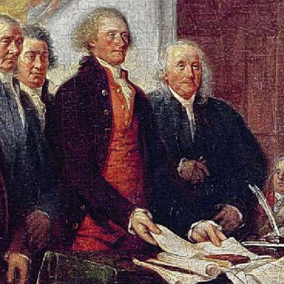 contract signing, painting 1811